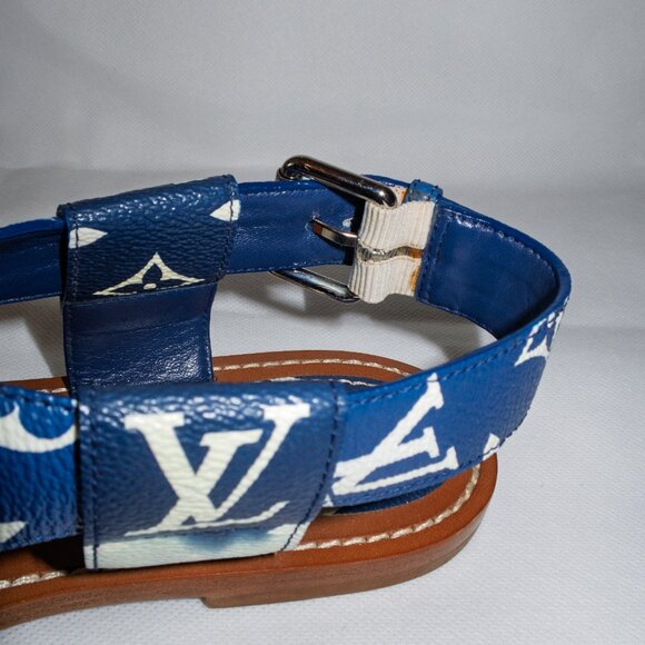 Louis Vuitton Monogram Escale Palma Flat Sandals (IT/EU 39, US 9) - Picture 7 of 12